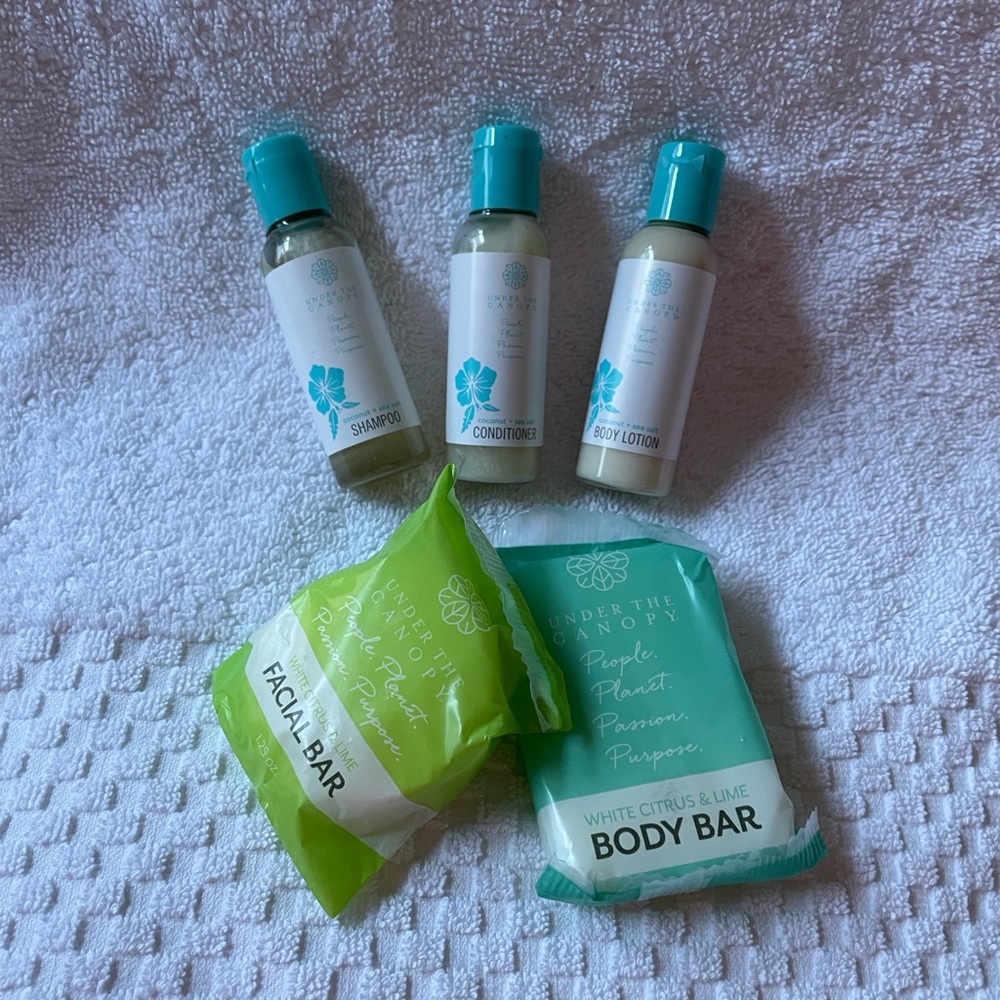 Under the Canopy 5 piece travel bundle
